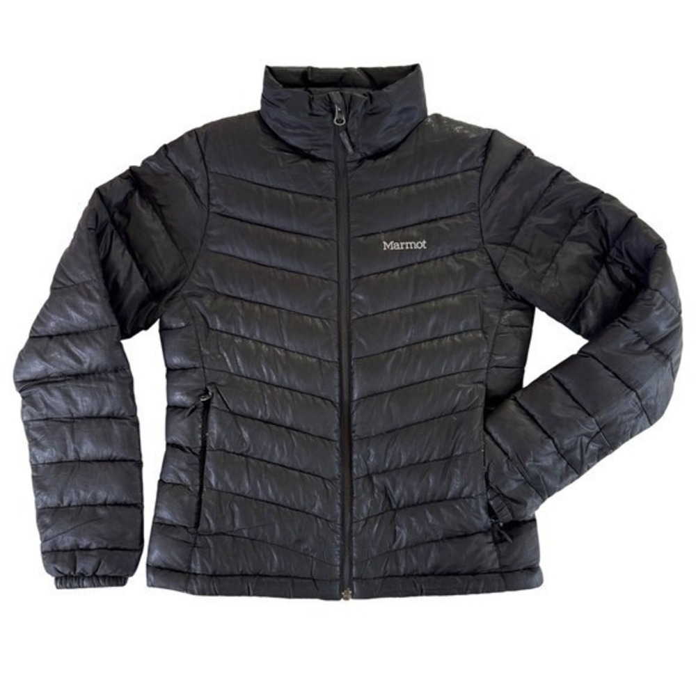 Marmot Women's XS Down Puffer Jacket Black Style C76240 '14 Lightweight Packable